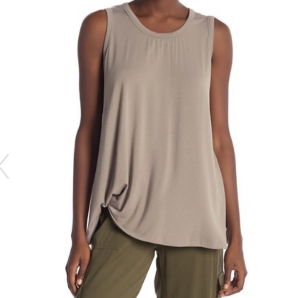 Sen Emulate Side Gather Muscle Tank